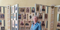 Бабушка Егора АНТИПИНА Ольга БОЙКО в музее воинской славы Урдомской школы - Сетевое издание Маяк