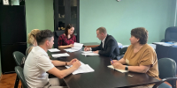 СОТРУДНИКИ КОНТРОЛЬНО-СЧЕТНОЙ ПАЛАТЫ КРАСНОДАРСКОГО КРАЯ ПРОВЕЛИ РАБОЧУЮ ВСТРЕЧУ С ПРЕДСТАВИТЕЛЯМИ ДЕПАРТАМЕНТА СТРОИТЕЛЬСТВА КРАСНОДАРСКОГО КРАЯ - Контрольно-счетная палата