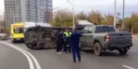 В Уфе водителя, «опрокинувшего» машину скорой помощи, лишили прав - Башинформ