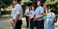 В день памяти и скорби полицейские почтили память погибших в Великой Отечественной Войне. - Изобильненский городской округ