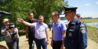 Вениамин Кондратьев проверил состояние гидротехнических сооружений в Крымском районе - Krasnodarik.Ru