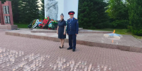 В Томской области сотрудники регионального следственного управления приняли участие в памятных мероприятиях - Следственный комитет