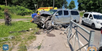Водитель съехал с трассы Калининград — Полесск и сбил пешехода на тротуаре - KaliningradNews.Ru