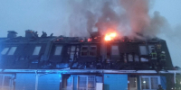Пожарные ликвидировали крупное возгорание в многоквартирном жилом доме - МЧС Новосибирской области