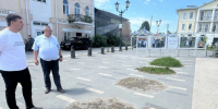 Бахилов посетил стройплощадки 0001 - РИА 7 Новостей