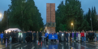Акция «Свеча Памяти» прошла в Бавлах: огонь не погас даже под дождём - Бавлинский муниципальный район