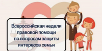 В Лунинском районе пройдут мероприятия, приуроченные Всероссийской неделе правовой помощи по вопросам защиты интересов семьи. - Лунинский район