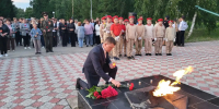 Торжественный митинг. - Духовницкий район