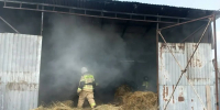 В Увельском округе потушили горящее сено - Вся-Округа.РФ