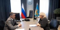 Вера Алексеева доложила Михаилу Ведерникову о развитии и новых проектах новой Гдовской школы - Губернатор Псковской области