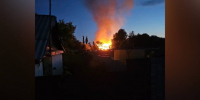 В ночь на 23 июня в воронежском СНТ «Ближние сады» сгорел дом: видео - РИА Воронеж