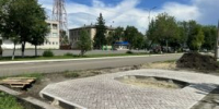 В Белозерском начали строить сквер - Новый мир