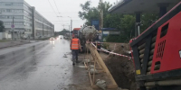 В Калуге продолжается капитальный ремонт водопровода на улице Путейской - Телерадиокомпания Ника