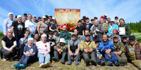 В деревне Верховской Усть-Цилемского района установили памятный баннер, посвященный участникам войны - ИА Комиинформ