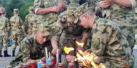 В Красноярском крае военнослужащие Росгвардии присоединились к памятной акции - Росгвардия