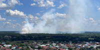 Пожар вспыхнул в воронежском Боровом - ГТРК Воронеж