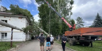 В Уфе ветер повредил машины и повалил деревья - Сетевое издание Республика Башкортостан
