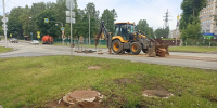 В Кирове из-за аварии на сетях водоснабжения ограничено движение транспорта по ул. Дзержинского - ГТРК Вятка