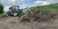 В Курске продолжается ликвидация свалки напротив ТЭЦ-1 - РИА Курск