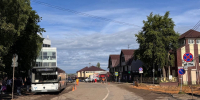 У привокзальной площади в Кубинке установлены временные знаки, запрещающие остановку автомашин - Городской округ Одинцово
