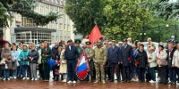 Пограничники Лениногорска и их семьи приняли участие в митинге у Вечного огня - Лениногорские вести