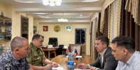 Состоялась рабочая встреча руководителей Облизбиркома и Управления Росгвардии по Белгородской области. - Избирательная комиссия