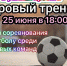 Соревнования по футболу среди дворовых команд в рамках проекта «Дворовый тренер» - Марксовский район