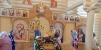 День памяти мученика Феодота Анкирского в храме преподобного Серафима Саровского д. Адам - Глазовская Епархия