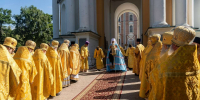 Праздничное богослужение в Рязанском кремле в честь  Собора Рязанских святых - Касимовская епархия