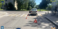 В Калининграде автомобиль сбил электросамокат с несовершеннолетним водителем и пассажиркой - NewKaliningrad.Ru