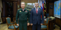 Александр Шуваев и Виктор Золотов обсудили, как усилить защиту Белгородской области - Мир Белогорья