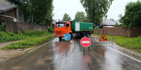 Усиленный режим и перекрытие дорог: как Сыктывкар справляется с последствиями ливня - ИА Комиинформ