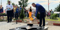 В День памяти и скорби в селе Мякса зажгли Вечный огонь - Вологда-поиск