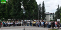 22 июня у Вечного огня прошло памятное мероприятие в Думиничах - Козельская епархия