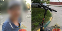 Пьяный пермяк украл чужой электросамокат в Туле. Видео - ИА Тульская пресса.Ru