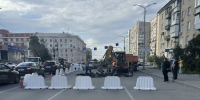 В центре Челябинска провалился асфальт - Pchela.News