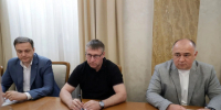 Александр Шуваев встретился с заместителем гендиректора Госкорпорации «Росатом» Александром Горовым. - Красногвардейский район