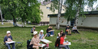Летний пленэр с преподавателем детской школы искусств Городищенского района Давыдовой Наталии Викторовны - Городищенский район