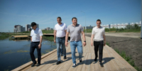 Глава Кургана проконтролировал работы благоустройству - Новый мир