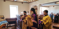 Преосвященнейший епископ Валуйский и Алексеевский Савва совершил Божественную Литургию в Николо-Тихвинском женском монастыре поселка Пятницкое - Валуйская епархия