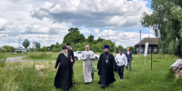 Епископ Гедеон посетил руинированный Успенский храм в селе Княжево в Вознесенском благочинии - Выксунская епархия