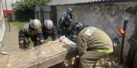 В Мценске спасатели вытащили мужчину из-под обвалившейся стены - РИА 57