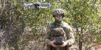 ОПЕРАТОРЫ БПЛА РОСГВАРДИИ ОБНАРУЖИЛИ И ЛИКВИДИРОВАЛИ ГРУППУ БОЕВИКОВ ВСУ В ЛЕСНОМ МАССИВЕ ХАРЬКОВСКОЙ ОБЛАСТИ - Росгвардия