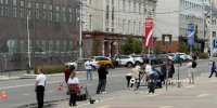 В центре Белгорода перекрыли движение из-за съёмки фильма - Мир Белогорья