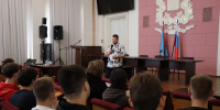 Участник СВО рассказал студентам ТГТУ о преимуществах службы в войсках беспилотных систем - ТГТУ