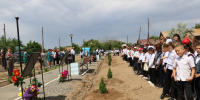 Парк героев-земляков, погибших в ходе СВО, открыли в астраханском селе - Punkt-a.info
