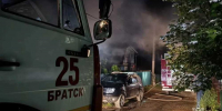 В Братске Иркутской области на пожаре пострадал мужчина - 1-LINE