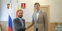 Глава региона Виталий Королев и президент РФБ Андрей Кириленко договорились о совместной работе по созданию современного центра для игровых видов спорта в Твери. - Федерация баскетбола