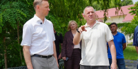 Андрей Кравченко посетил учебно-тренировочную базу «Черноморец» - Город-герой Новороcсийск