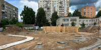 Сквер памяти на улице Майской благоустраивают в Ижевске - ИА Удмуртия